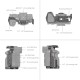 SmallRig Kit cage avec système rapide HawkLock pour Sony A7R V / A7 IV / A7S III - 4538