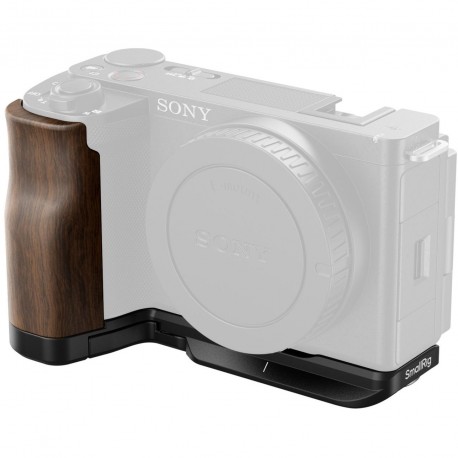 SmallRig L-bracket avec poignée en bois pour Sony ZV-E10 II - 4864