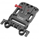 SmallRig V-Mount Batterieplatte mit 15mm Doppelstabklemme - 3016