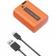 SmallRig batterie rechargeable USB-C pour Sony NP-FW50 (Orange) - 4965