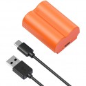 SmallRig wiederaufladbarer USB-C Akku für Fujifilm NP-W235 (Orange) - 4970