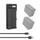 SmallRig chargeur de batterie double pour Sony NP-F970 - 4086