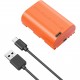 SmallRig batterie pour appareil photo Canon LP-E6P (Orange) - 5407