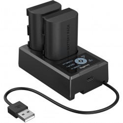 SmallRig kit 2x batterie et 1x chargeur pour Canon LP-E6P - 5409