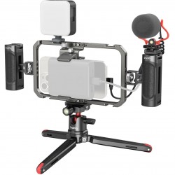 SmallRig kit vidéo All-in-one pour smartphone avec éclairage - 3384C