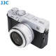 JJC Pare-soleil pour Fujifilm XF 23mm/27mm F2.8 Argent