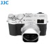 JJC Gegenlichtblende für Fujifilm X100VI / X100V – Silber