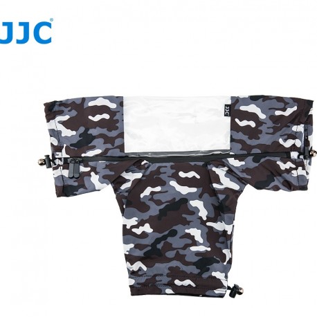 JJC Regenschutzhülle für DSLR mit Objektiv - Camouflage Grau