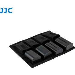 JJC Étui de rangement pour 4 batteries et cartes SD