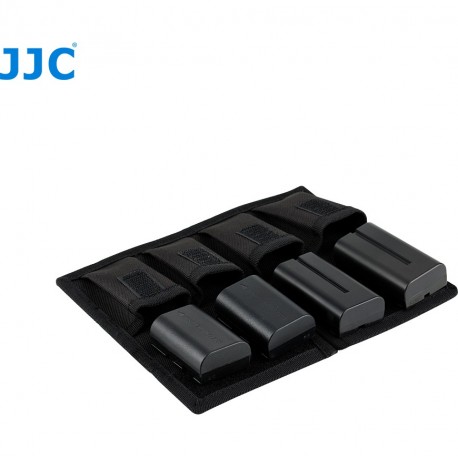 JJC Étui de rangement pour 4 batteries et cartes SD