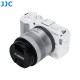 JJC Cache griffe porte-accessoires pour Canon (blanc)