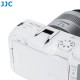 JJC Cache griffe porte-accessoires pour Canon (blanc)