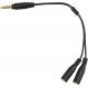 JJC Audio-Adapter 3,5 mm für Kopfhörer und Mikrofon