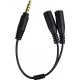 JJC Audio-Adapter 3,5 mm für Kopfhörer und Mikrofon