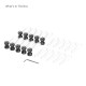 SmallRig Attache-câbles noir (lot de 10) - 6527