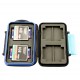 Boite de rangement pour carte mémoire Compact Flash et SD/SDHC/SDXD