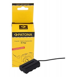 Patona dummy batterie NP-F550 NP-FM500 D-tap